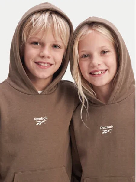 Tepláková souprava Reebok hnědá
