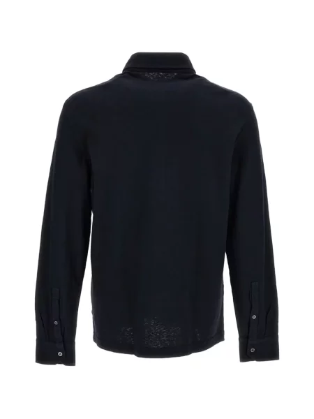 Lung tricou polo Drumohr albastru