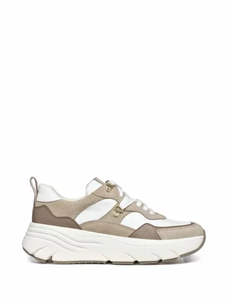 Sneakerși Geox chunky alb