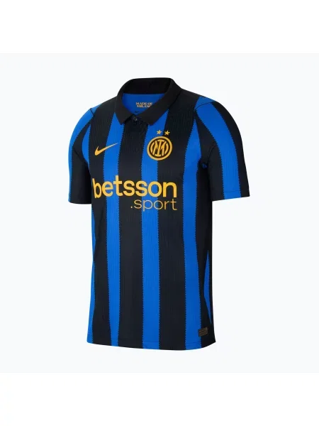 Tricou de fotbal pentru bărbați Nike Inter Milan Dri-Fit ADV Match lyon blue/black/university gold negru