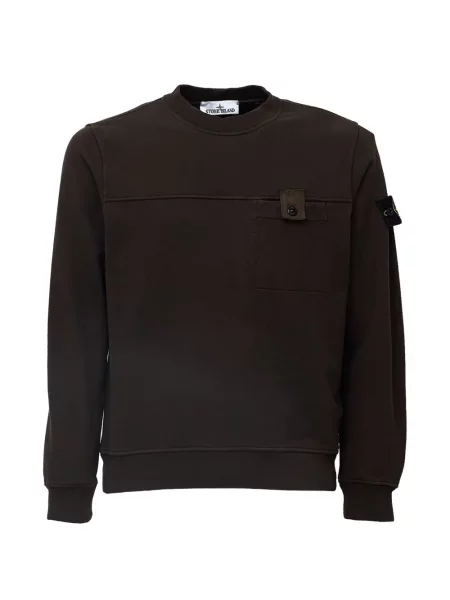Pulover Stone Island cu strasuri gri