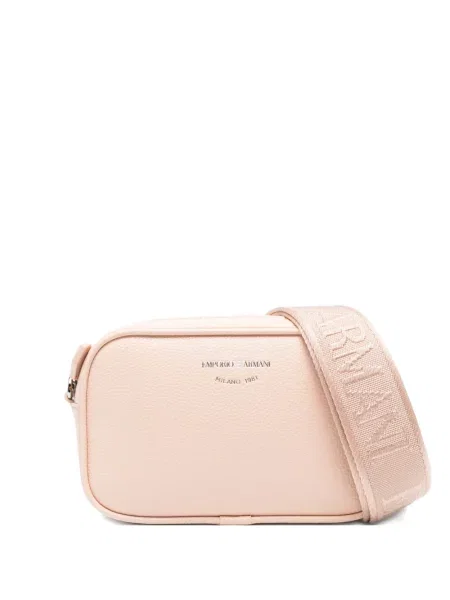 Body Emporio Armani cu bretele cu autograf roz
