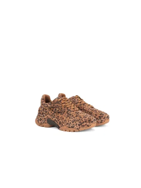 Sneakersy Ash zamszowe brązowe