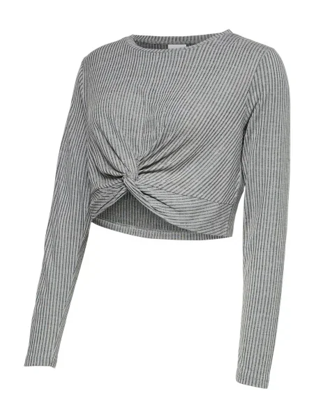 MAMALICIOUS Tricou MLANLI / gri bej