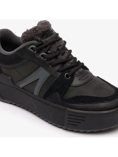Lacoste Buty Sportowe Zimowe Ze Skóry Naturalnej czarne