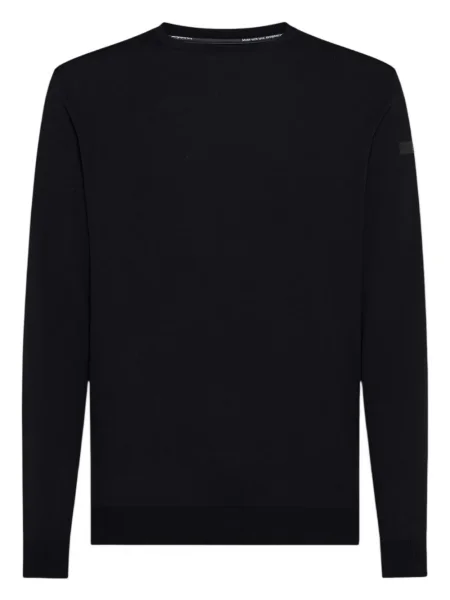 Pulover Rrd cu decolteu rotund negru