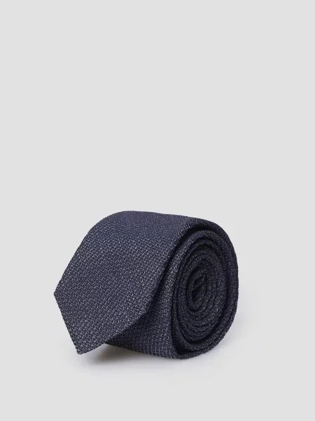 Шовкова краватка Karl Lagerfeld синя