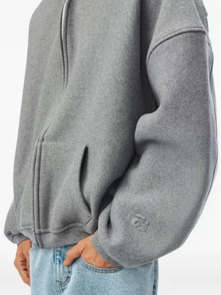 Hanorac cu glugă Alexander Wang gri