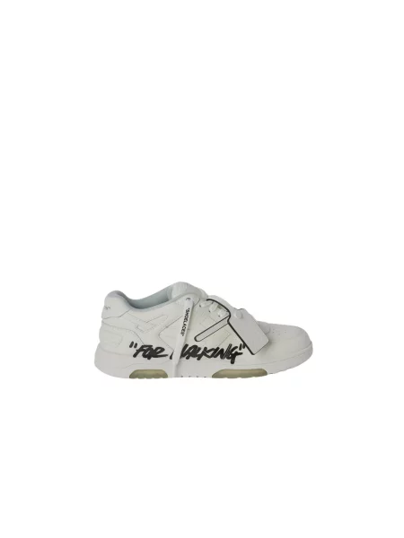 Turystyka piesza sneakersy Off-white biznesowe białe