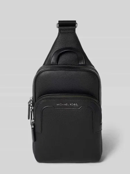 Torba na ramię z detal z logo Michael Kors czarna