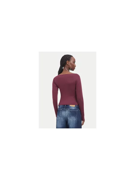 Juicy Couture Majica Tamnocrvena Slim Fit