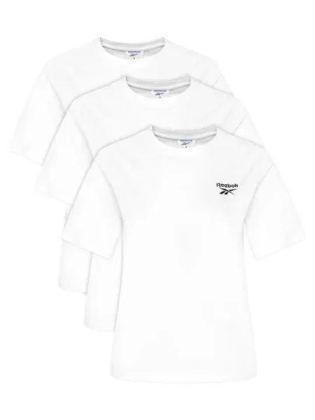 Reebok Комплект тениски бял