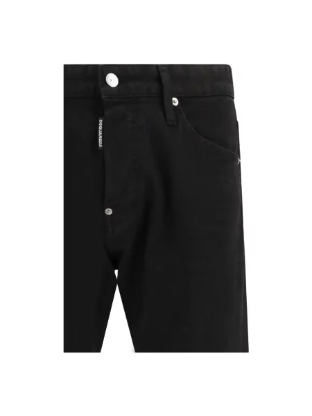 Jeansy Dsquared2 typu teddy czarne