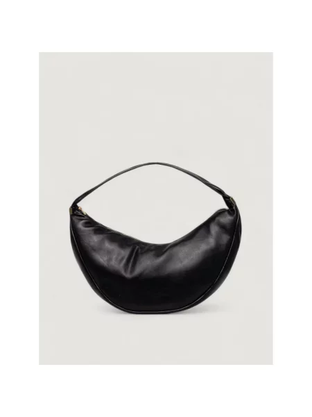 Torba z uchwytami i detalem z logo Calvin Klein czarna