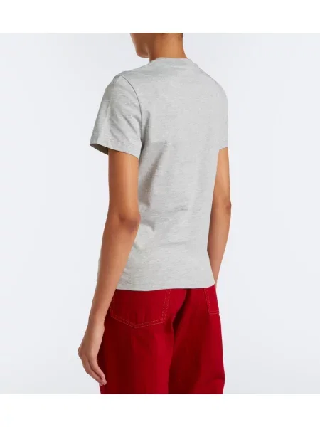Tricou Ami Paris din jerseu gri