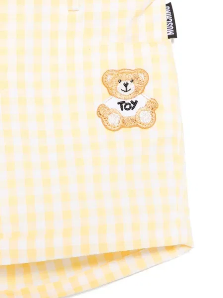 Szorty dziecięce Moschino żółte
