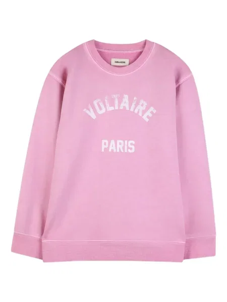 Dětska mikina Zadig & Voltaire růžová