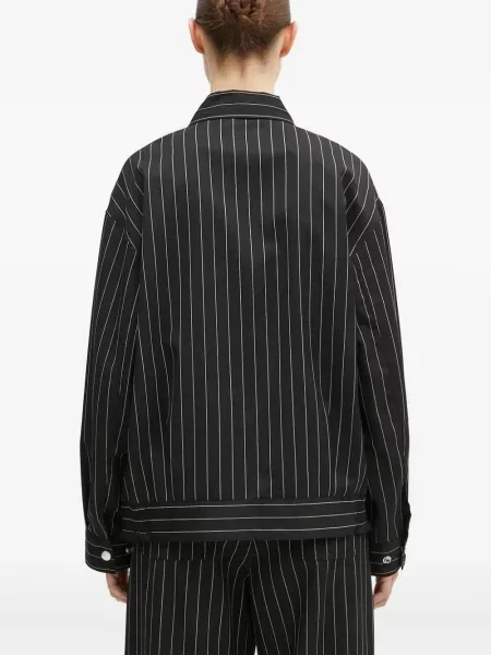 Geacă Carhartt Wip cu dungi negru