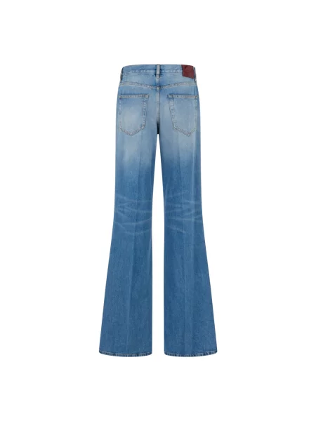 Jeansy dzwony Gucci dzwony niebieskie