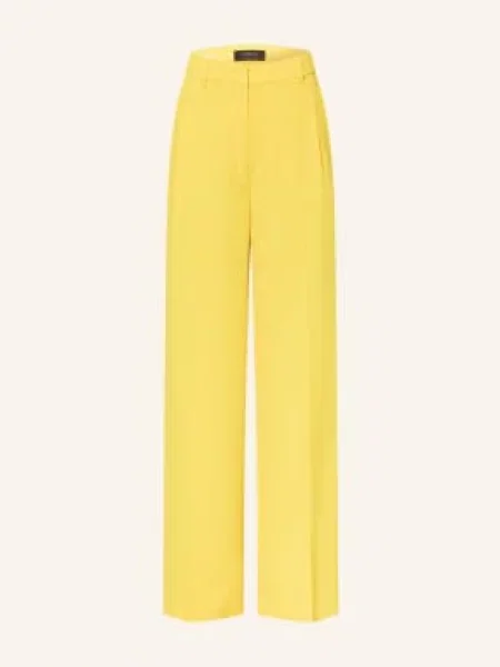 Marc Cain Kalhoty Marlene Wasco vibrant yellow žluté