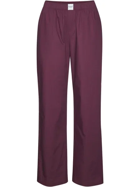 Copenhagen Studios Pantaloni de pijama vin roșu