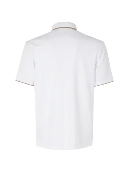 Tricou polo Blauer cu autograf alb