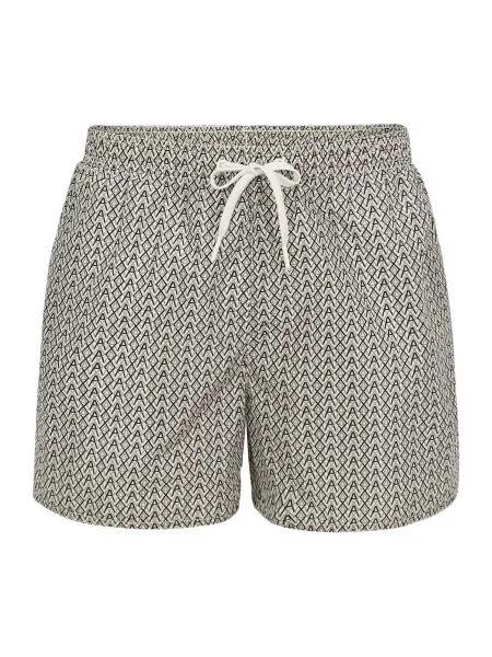 ARMANI EXCHANGE Șorturi de baie crem negru