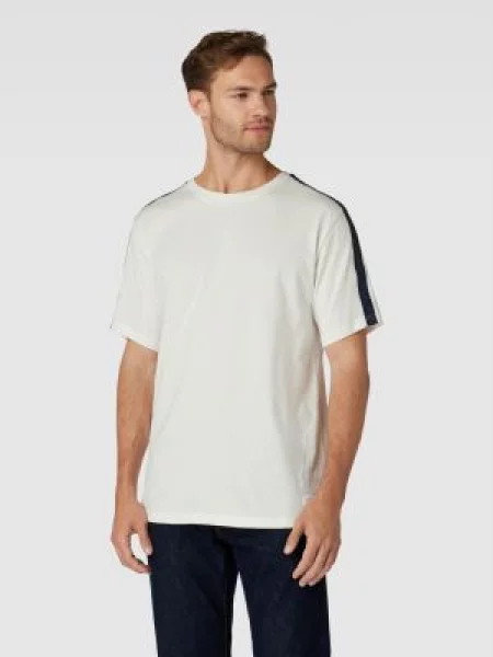 T-shirt z okrągłym dekoltem beżowa