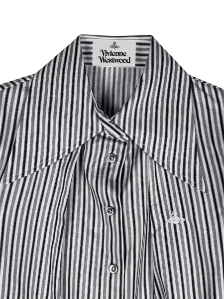 Ριγέ πουκάμισο Vivienne Westwood με σχέδιο λευκό