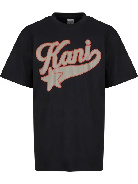 Karl Kani Tricou gri / roșu negru