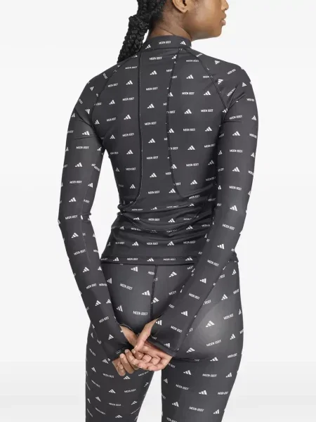 Tricou Adidas cu dungi lung alb