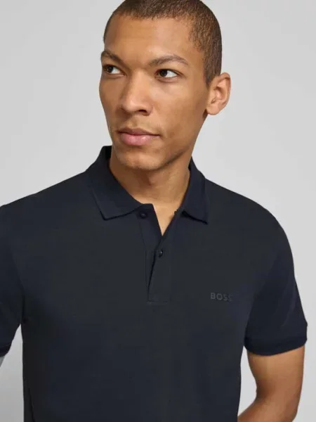 BOSS Green polo Pio 1 granatowa