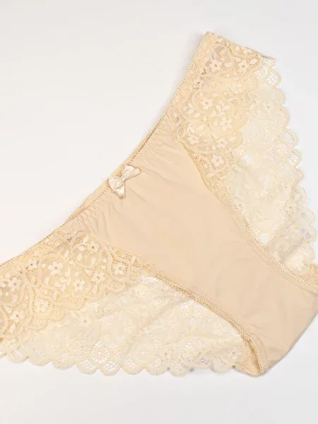 ISSA Plus Труси без підкладки бежевий