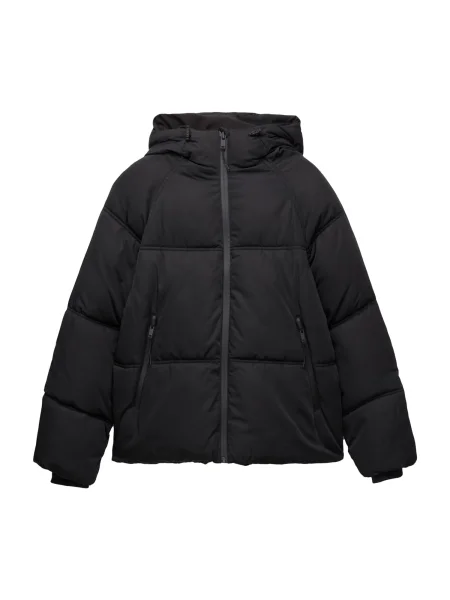 Pull&Bear Geacă de iarnă negru