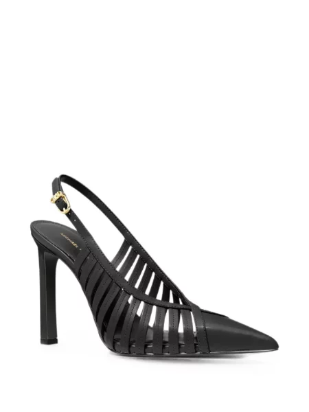 Pantofi cu toc Michael Kors slingback negru