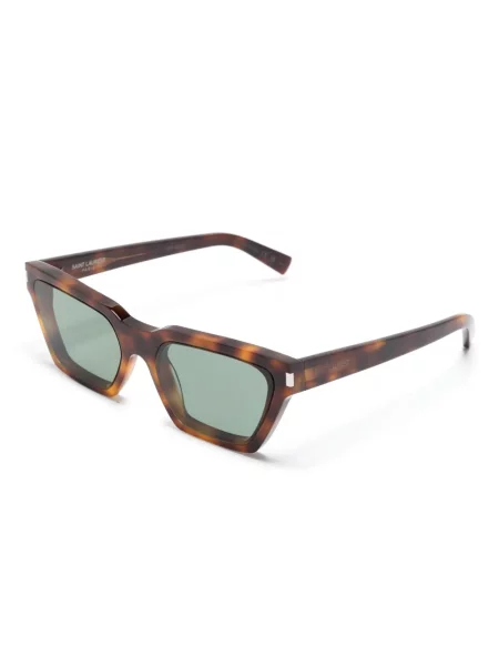 Saulės akiniai Saint Laurent Eyewear ruda