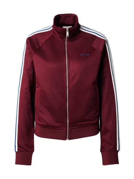 Calvin Klein Jeans Hanorac roşu închis alb