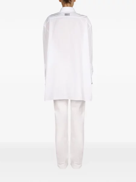 Koszula Raf Simons z autografem biała