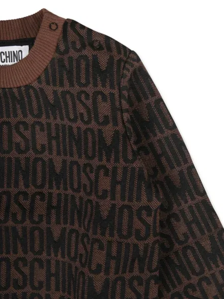 Komplet dresowy dziecięcy Moschino brązowy