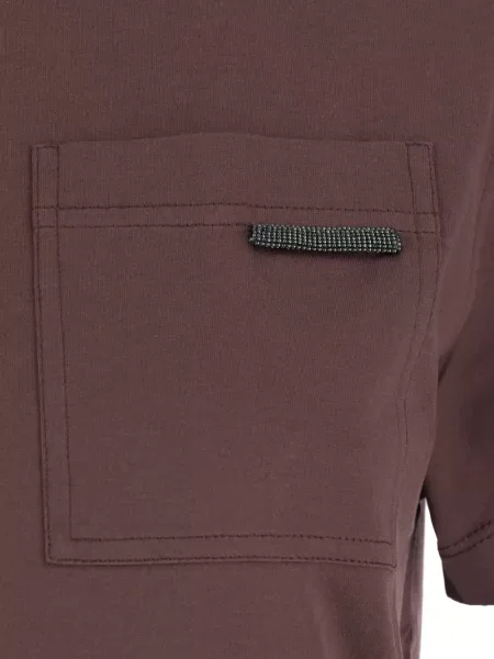 Tricou Brunello Cucinelli maro