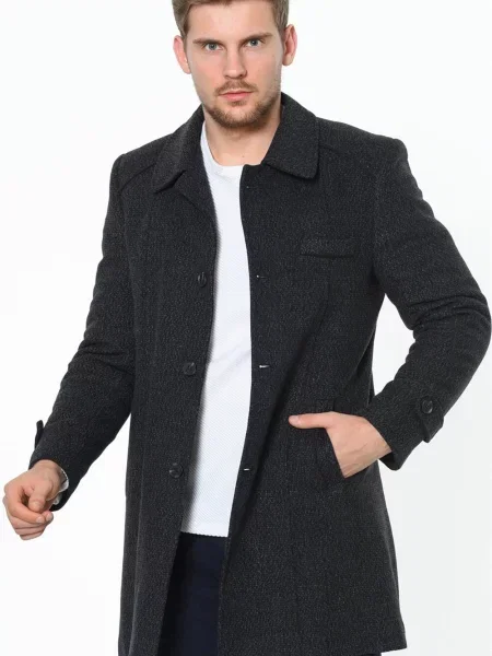 Палто Dewberry черно