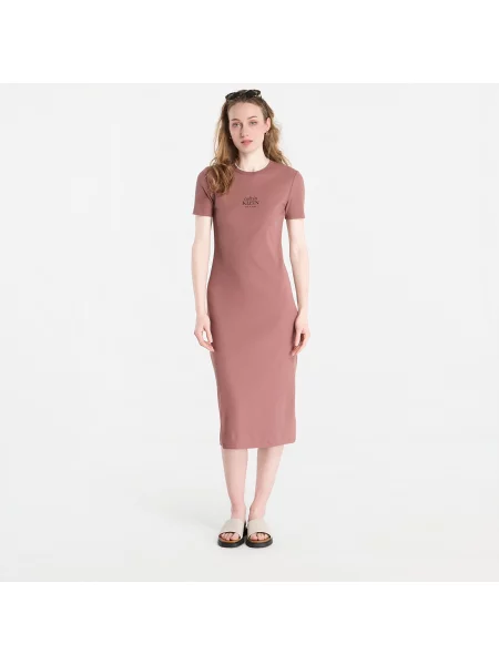 Calvin Klein Jeans Rochie de vară deschis maro