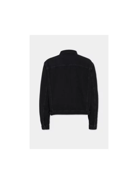 Kurtka jeansowa Dsquared2 czarna