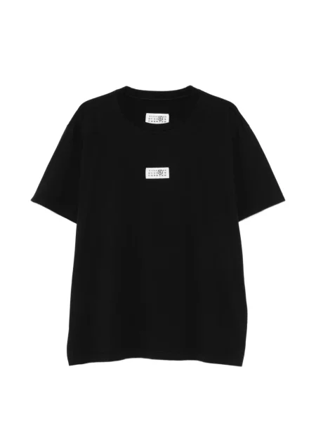 Tricou Mm6 Maison Margiela cu autograf negru