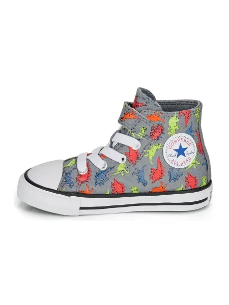 Členkové topánky Converse sivá