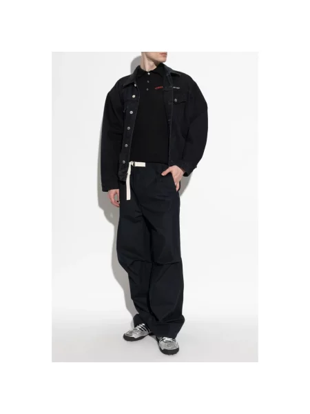 Koszulka polo Dsquared2 z logo czarna
