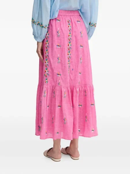Maksi maksi suknja La Petite Française stupnjevito ružičasta