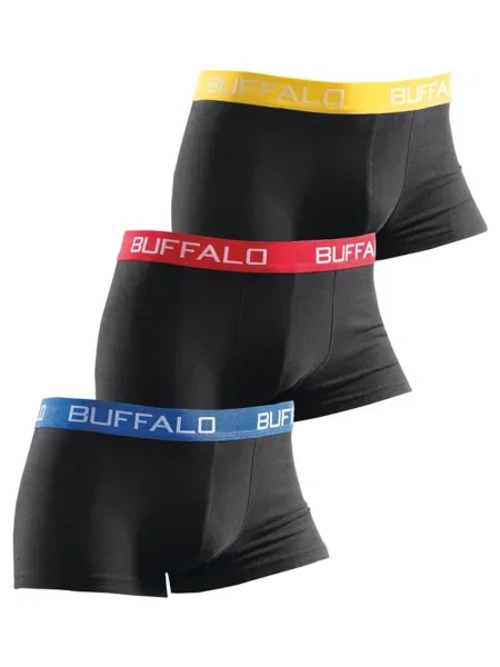 BUFFALO Σλιπ μπλε ουρανού / κίτρινο / ανοικτό κόκκινο μαύρο