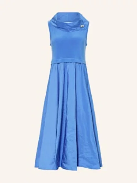 Joseph Ribkoff Sukienka Z Mieszanki Materiałów blau