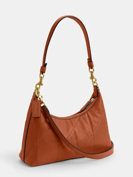 Кожаная стеганая сумка через плечо Coach